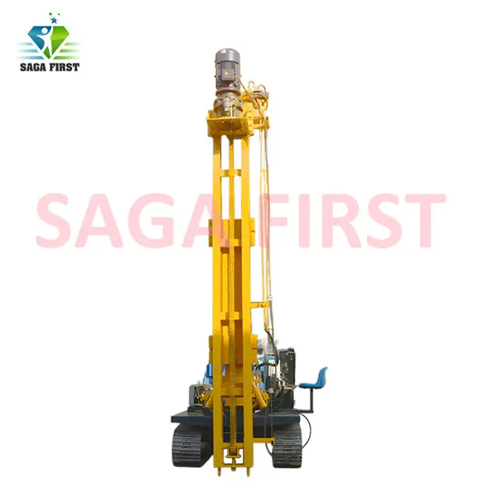 Crawler Mounted Hydraulic Solar Pile Driver Mobile Solar Piling Machine for Rough Terrain — image 6