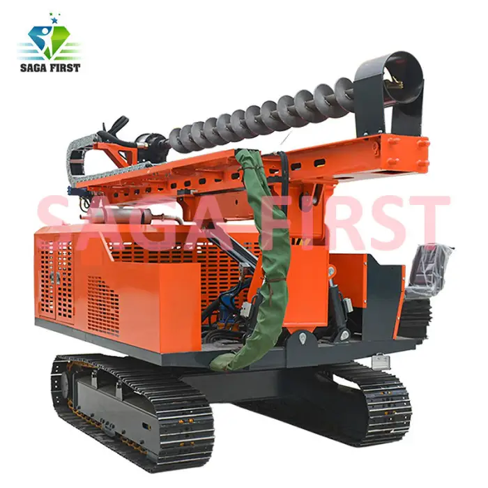 Mini Portable Solar Pile Driver Lightweight Ground Screw Piling Machine for Small Solar System — image 6