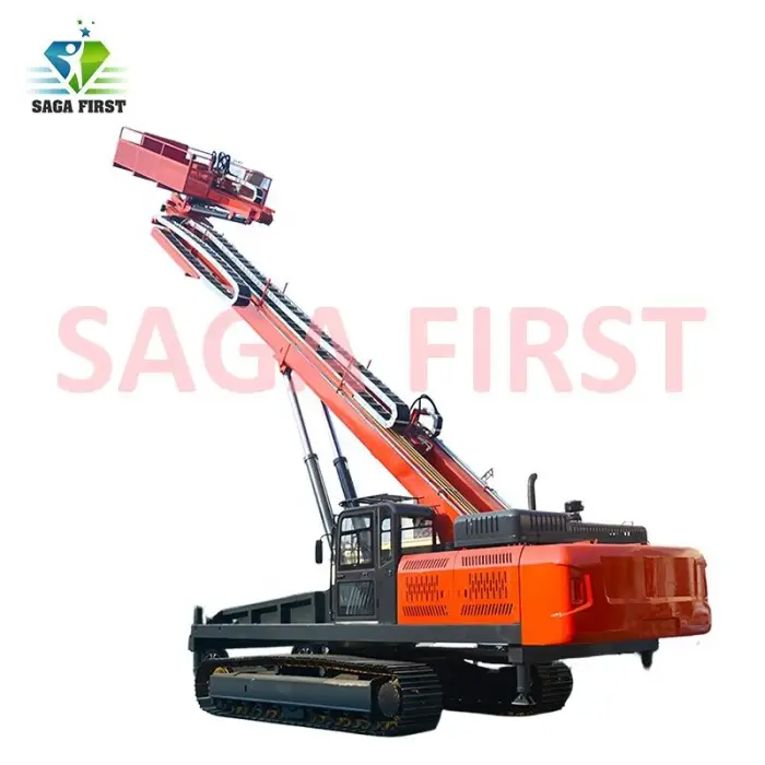 Self Propelled Clawler Tracks Slope Protection Drilling Rig for Slope Stabilization Soil Nailing Foundation Support — image 3