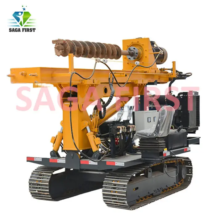 High Efficiency Mini Crawler Pile Driver with Engine Motor Bearing Gearbox Hydraulic Piling Machinery - Made in China — image 5