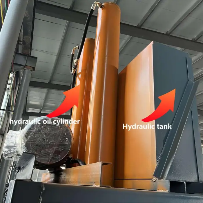 30ton Small Semi Automatic Garbage Compactor and Waste Cartons Balers for Aluminum Tin Cans Plastic Pet Baling Machine — image 6