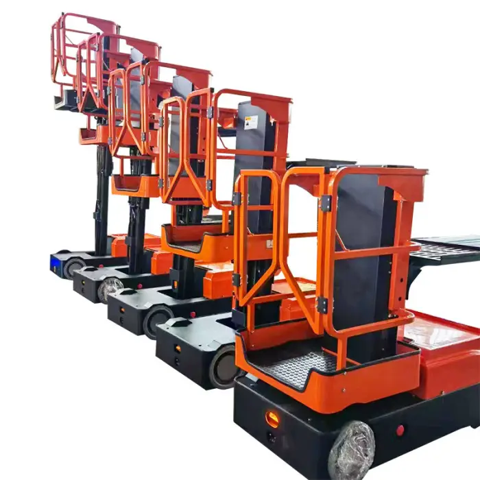 ISO CE High Quality Full Electric Aerial Work Order Picker With Lifting Small Tray — image 5