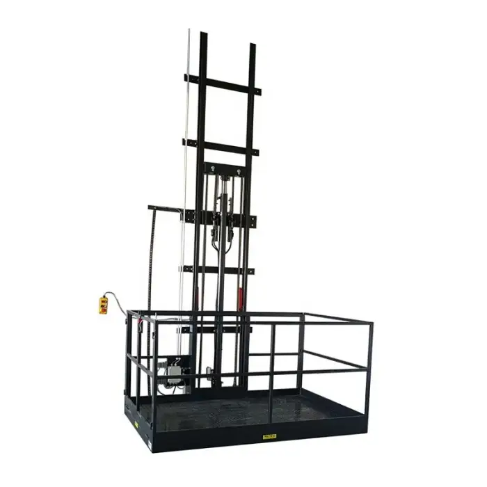1ton Freight Elevator for Loading Basement Hydraulic Goods Lift Warehouse Cargo Lift — image 5