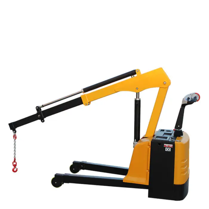 Mini Electric Winch 12000lbs Crane Lift Hydraulic Hoist Mini Jib Crane Used for Pick up Truck — image 2