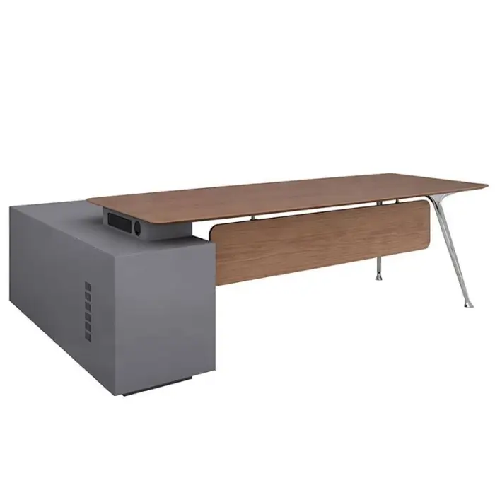 commercial office furniture office table office desks CEO wood modern executive computer desk ergonomic chair — image 4