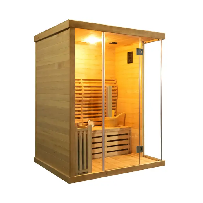 New Arrival 3 Person Traditional Steam Sauna Room — image 4