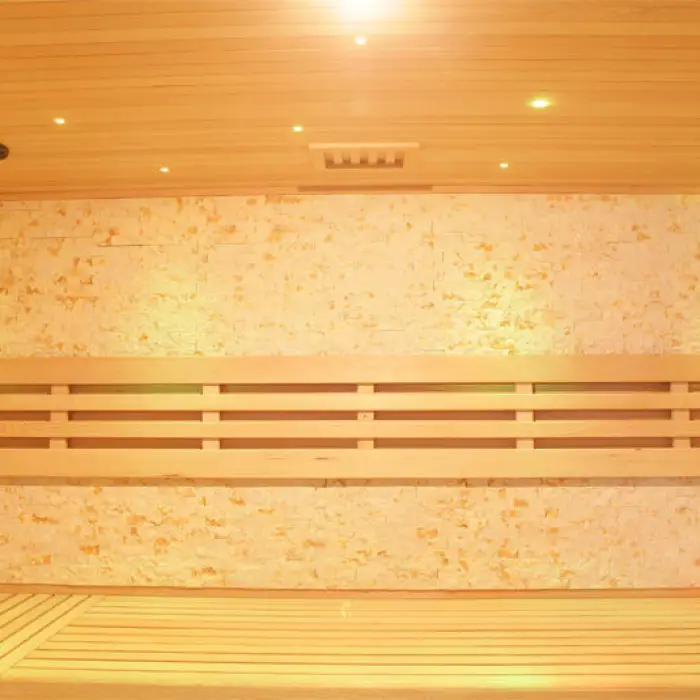 Luxury 4 Person Finnish Indoor Sauan Room Wooden Dry Wet Steam Traditional Sauna — image 6