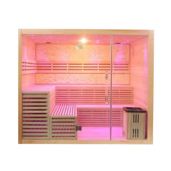 Wholesale Finland Traditional Steam Sauna Rooms for Sale — image 4