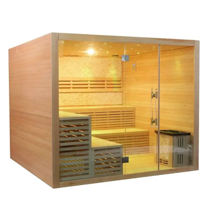Wholesale Finland Traditional Steam Sauna Rooms for Sale — image 5