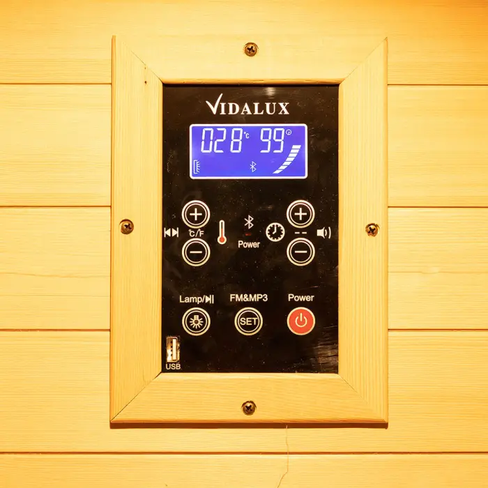 1 Person Canadian Solid Wood Indoor Traditional Steam Sauna Room with Electric Stove — image 6