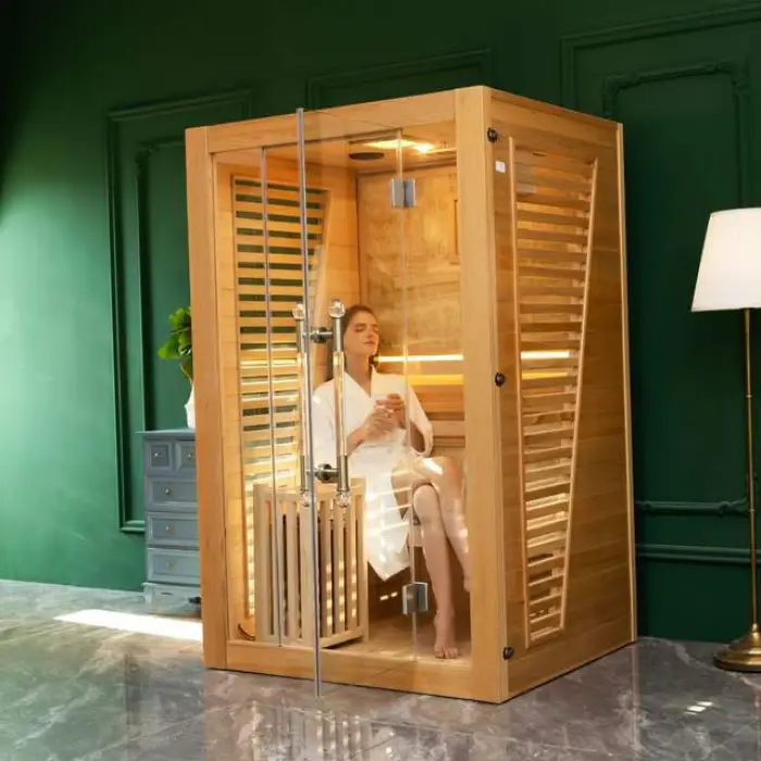 Traditional 2 Person Steam Sauna Room — image 7