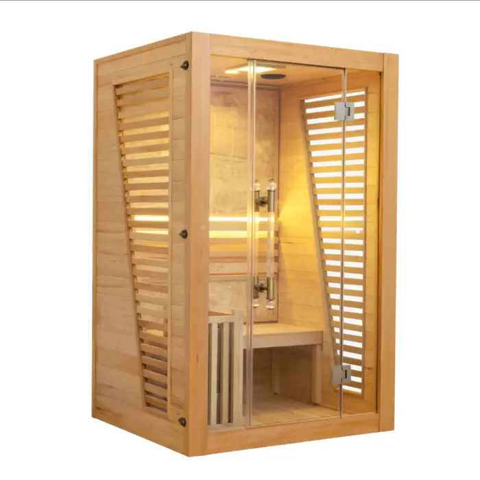 Outdoor/Indoor Traditional Stove Hot Rocks Finnish Steam Sauna Room — image 3