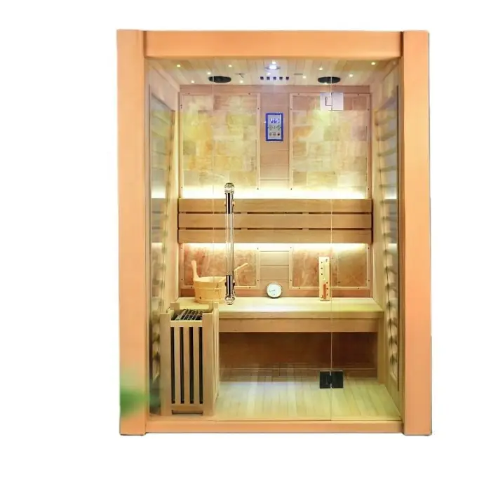 Outdoor/Indoor Traditional Stove Hot Rocks Finnish Steam Sauna Room — image 6