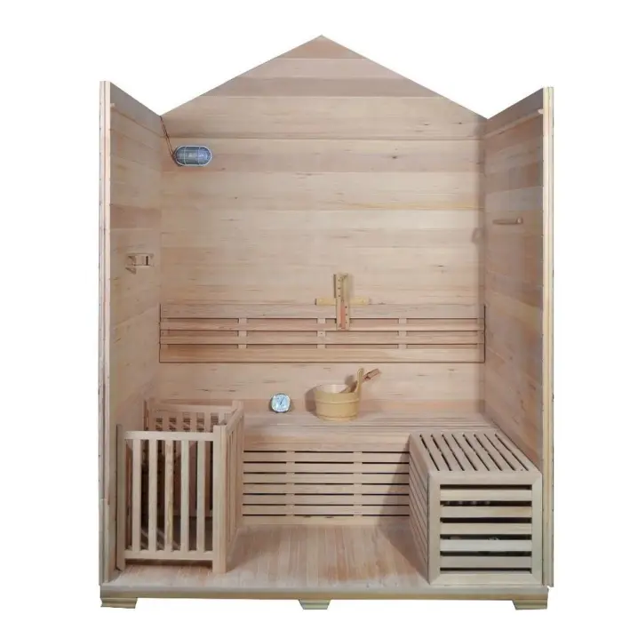 Outdoor Steam Sauna Room Traditional Sauna 3-4 People in Stock — image 5