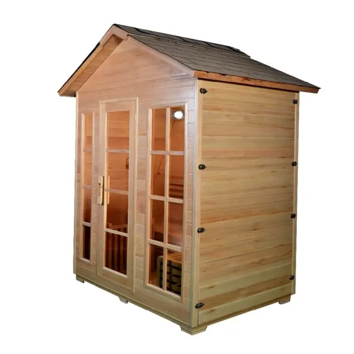 Outdoor Steam Sauna Room Traditional Sauna 3-4 People in Stock — image 6