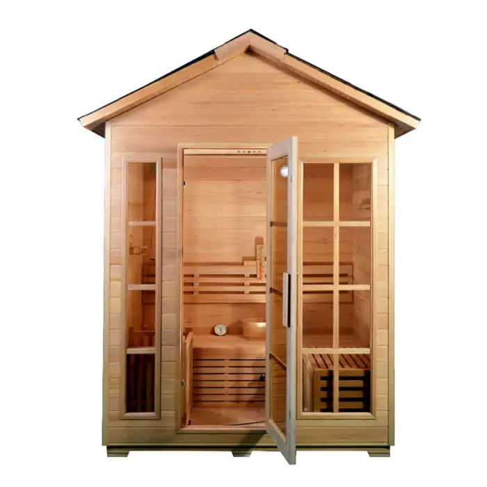 Outdoor Steam Sauna Room Traditional Sauna 3-4 People in Stock — image 7