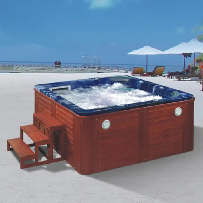 Acrylic Material Outdoor Spa Massage Bathtubs Spa Backyard Swim SPA Hot Tub 8-10 People — image 7