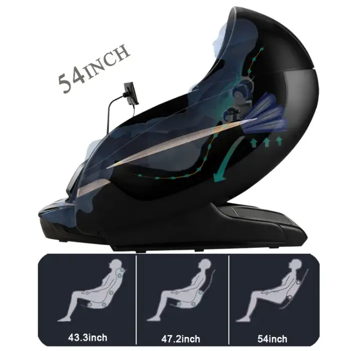 Ready to Ship Massage Products Full Body 3D/4D zero Gravity Massage Chair — image 5