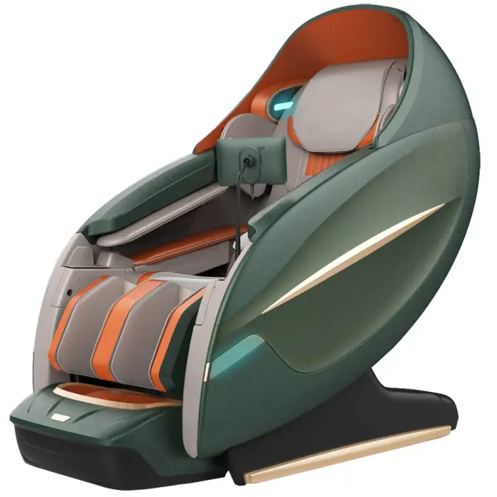 Luxury Modern Full Body Robot Ai Smart Sl Track Deluxe Massage Chair Zero Gravity 4D Massage Chair for Home Office — image 4