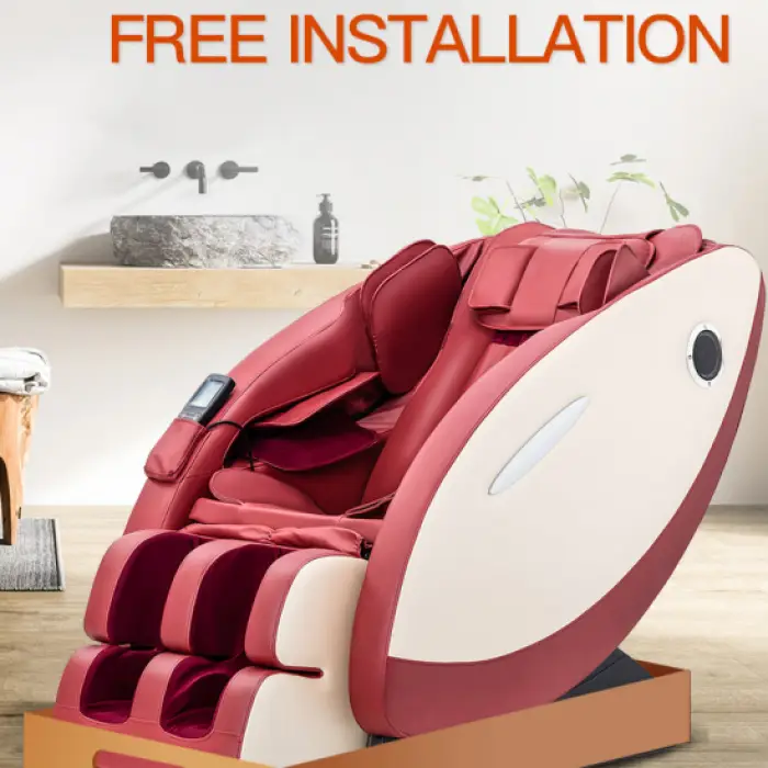 2021 Best Seller Massager 3d Electric Full Body Massage Chair with Neck Massager — image 4