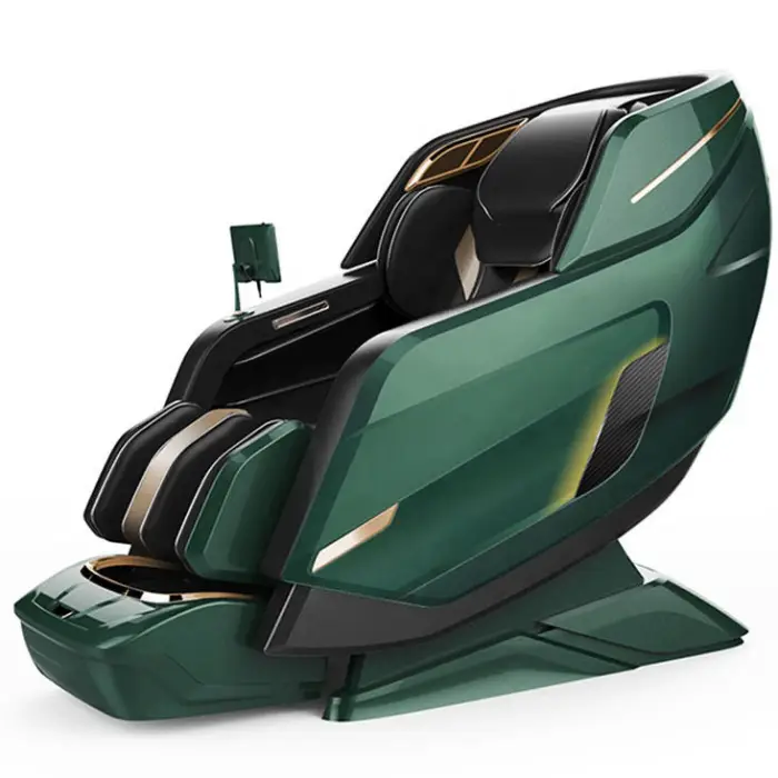 Wholesale Sl Track 4D Full Body Electric Zero Gravity Massage Chair With Roller Chair Heat and Message Recliner Airbags — image 6