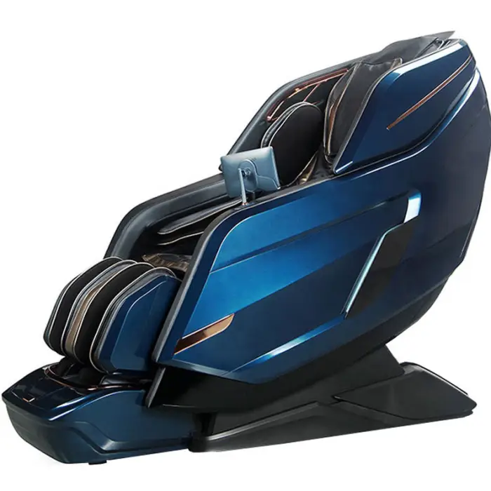 Wholesale Sl Track 4D Full Body Electric Zero Gravity Massage Chair With Roller Chair Heat and Message Recliner Airbags — image 7