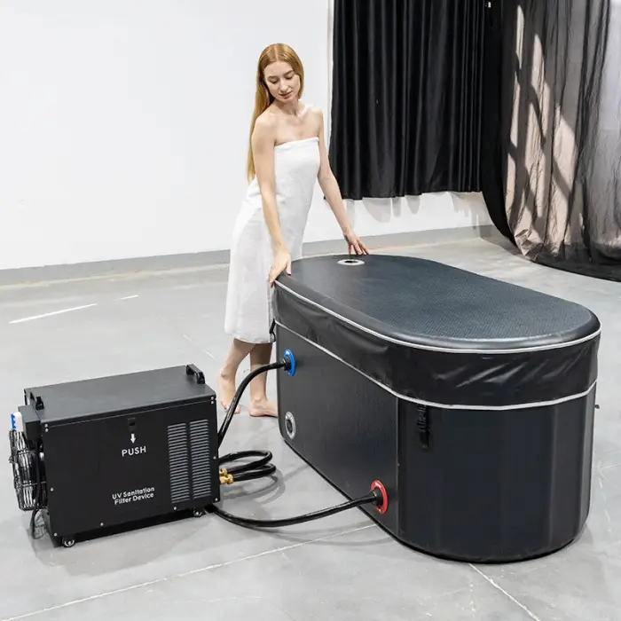 Smartmak Manufacturer Ice Bath Chiller 1HP Portable Cold Plunge Chiller for Swimming Pool — image 3