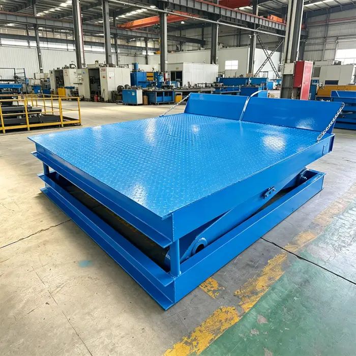 Hydraulic Stationary Scissor Lift Table Electric Powered Cargo Platform for Industrial Logistics and Factory Assembly — image 2