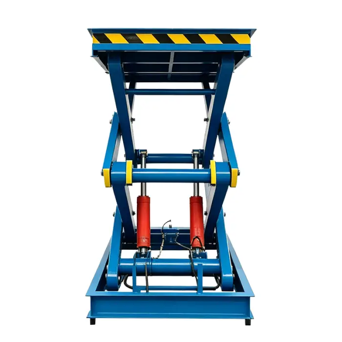 Hydraulic Stationary Scissor Lift Table Electric Powered Cargo Platform for Industrial Logistics and Factory Assembly — image 3