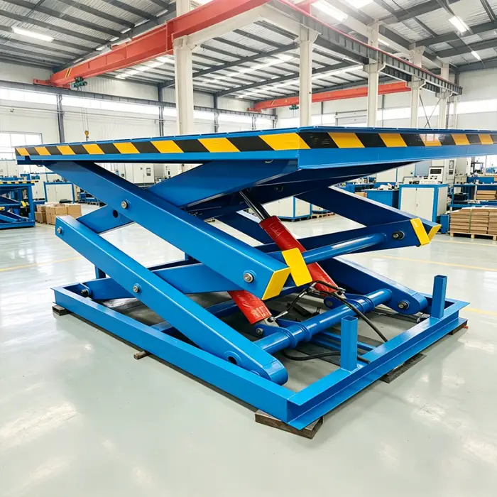 Hydraulic Stationary Scissor Lift Table Electric Powered Cargo Platform for Industrial Logistics and Factory Assembly — image 5