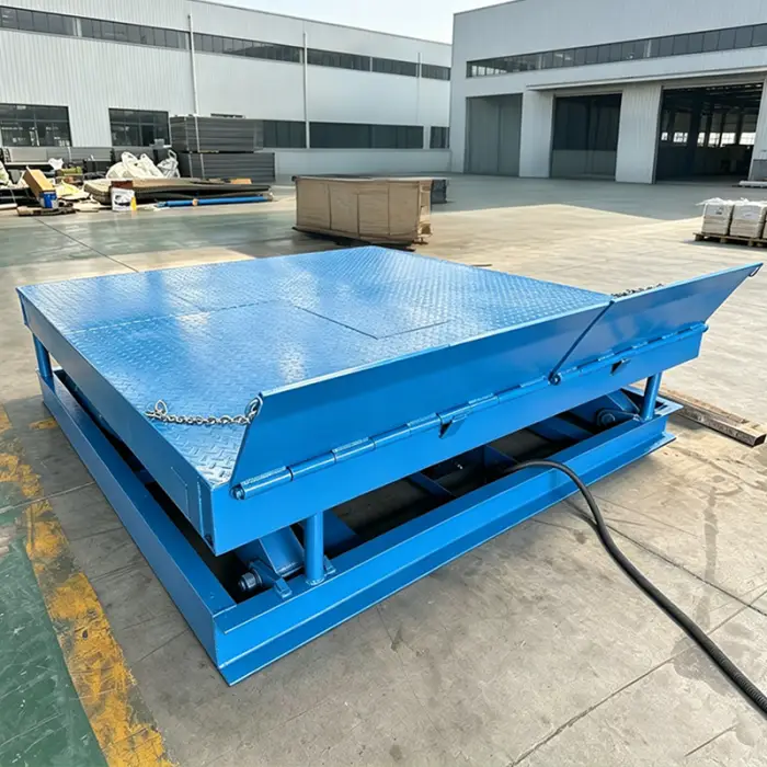 Hydraulic Stationary Scissor Lift Table Electric Powered Cargo Platform for Industrial Logistics and Factory Assembly — image 6