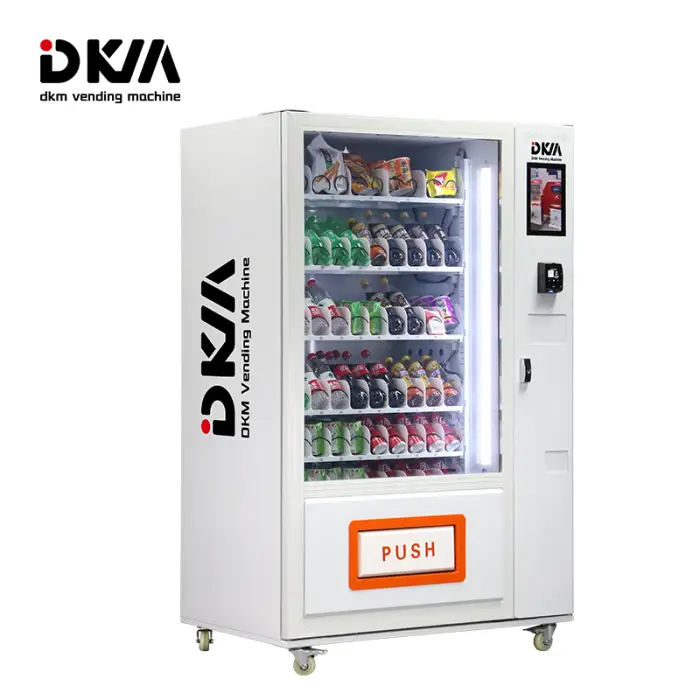 DKM Automatic Distributeur Automatique Combo Water Snack and Drink Beverage Vending Machines for Shopping Mall Public Area — image 4
