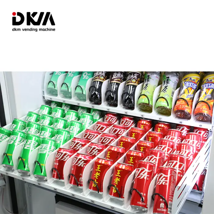 DKM Automatic Distributeur Automatique Combo Water Snack and Drink Beverage Vending Machines for Shopping Mall Public Area — image 6