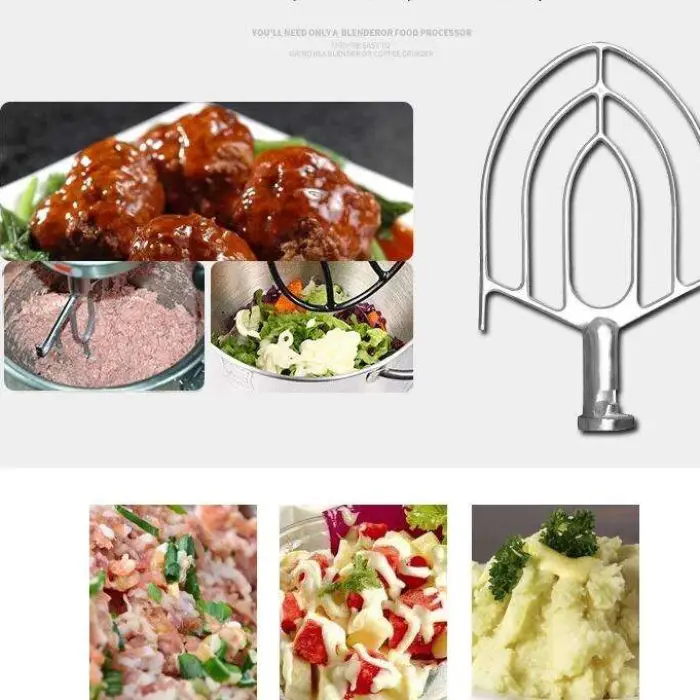 China Professional 450W Delta Blender Food Mixer 12 Months Warranty Electric Stainless Steel with Mixing Bowl Accessory — image 5