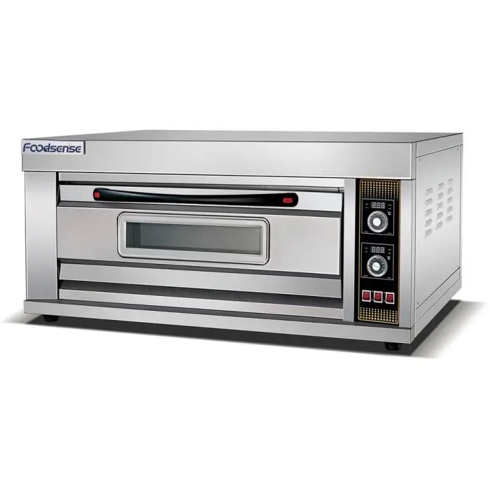 2022 Commercial Tray Gas Pizza Oven Hot Sale 2-Layer Deck for Bakery Made with Nut and Soybean Raw Materials — image 4