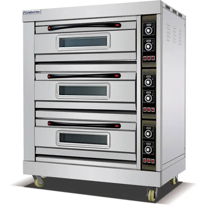 Hot Sale 2025 Bakery Equipment Commercial Pizza Gas Electric 1 Layer Deck Baking Oven — image 6