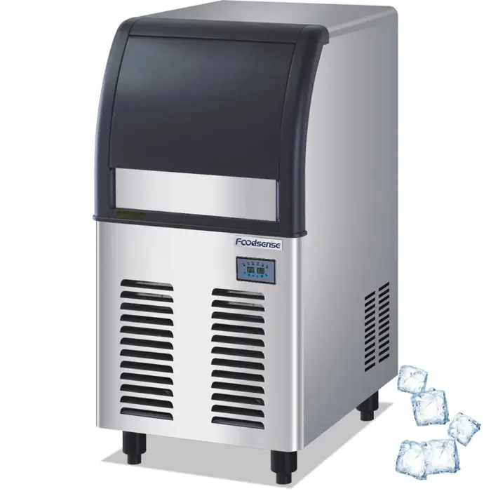 Commercial SK-210P 95kg 100kg Ice Cube Maker Electric Ice Maker Machine for Bottled Water — image 3