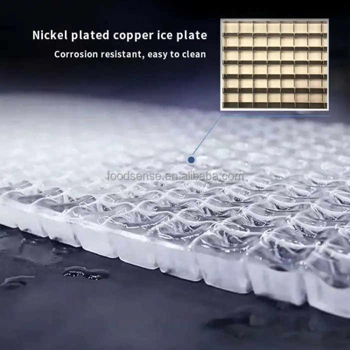 Commercial 40kg Ice Maker Machine Industrial Compressor Bar Clear Ice Cube Machine Maker — image 4