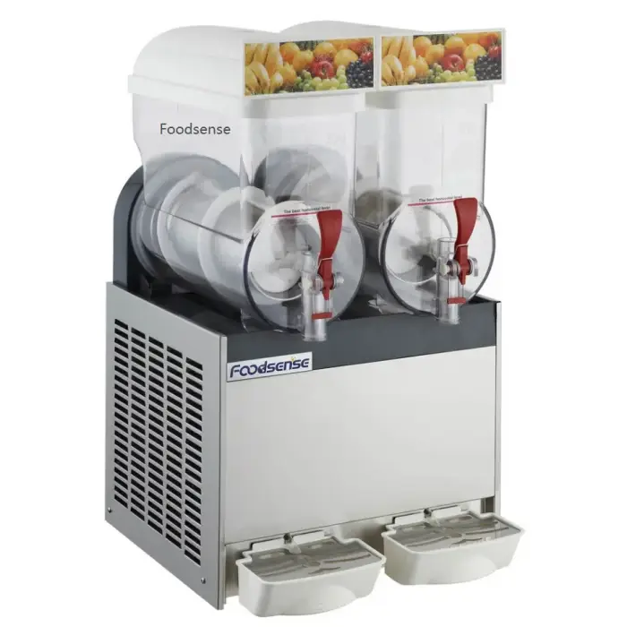Manufactory Supply CE Certification 220V SS304 Body Commercial Slush Machine / Slushie Machine /Smoothie Machine — image 3