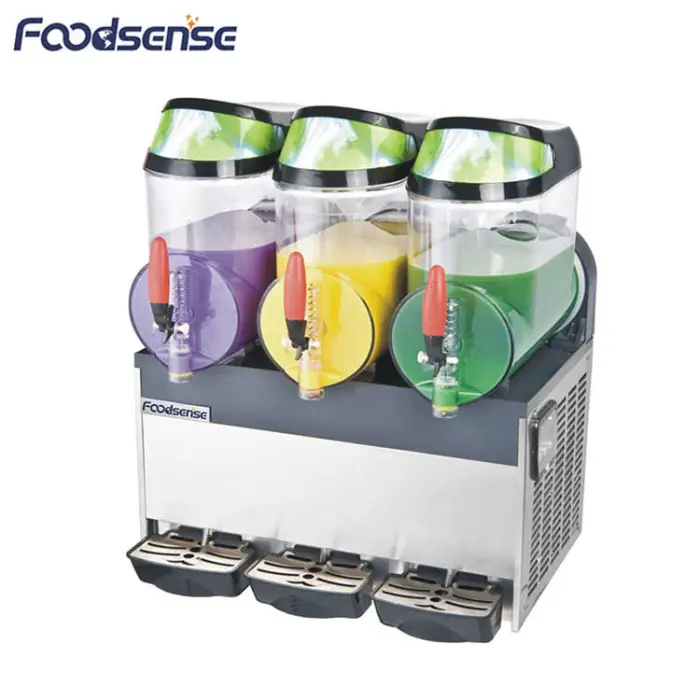 15 Liter 3 Tanks Restaurant Electric Big Capacity Slushy Maker Machine Frozen Drink Commercial Ice Slush Machine — image 5