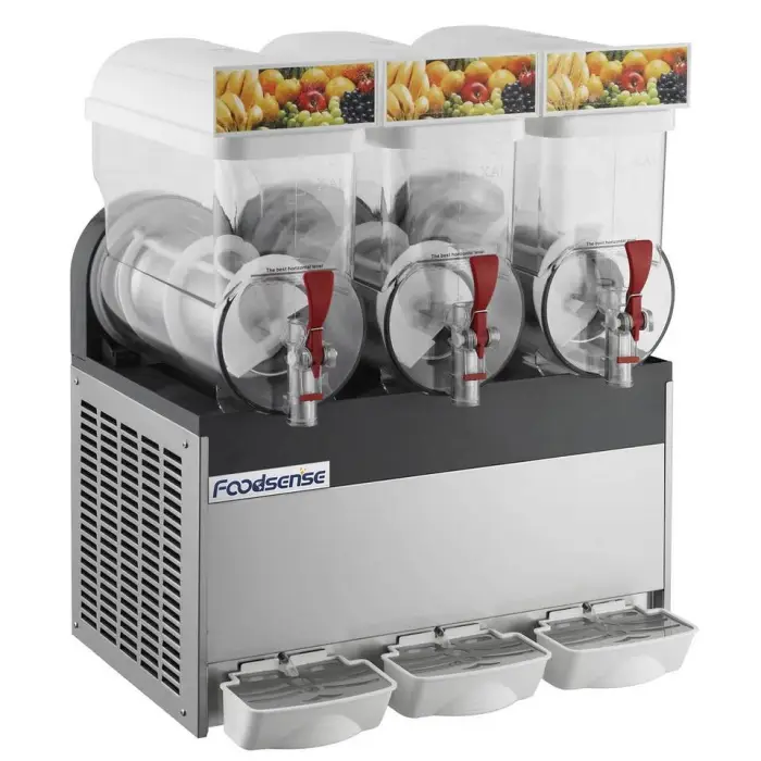 15 Liter 3 Tanks Restaurant Electric Big Capacity Slushy Maker Machine Frozen Drink Commercial Ice Slush Machine — image 6