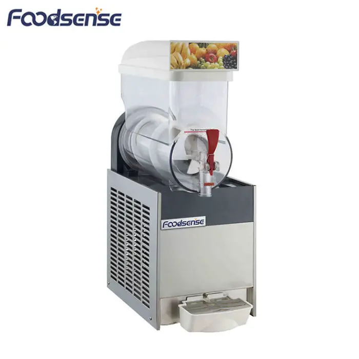 2025 Wholesale Price 15 Liter 2 Tanks Electric Big Capacity Ice Slush Machine Frozen Cool Drink Commercial Slushy Maker Machine — image 4