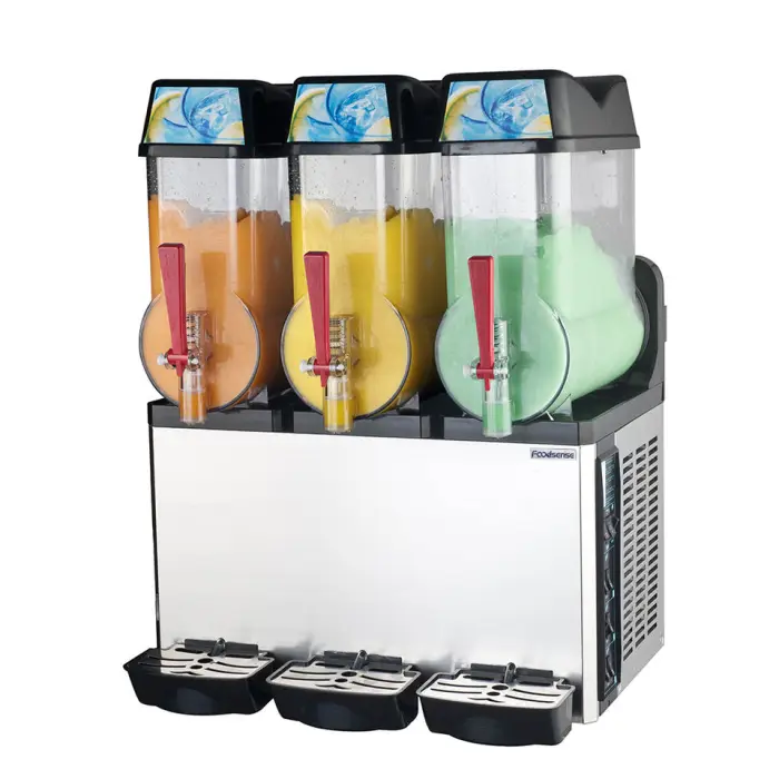 Factory Price Commercial Beverage Smoothie Machine 2 Tanks Slushy Maker Machine Frozen Drink Ice Slush Machine — image 3