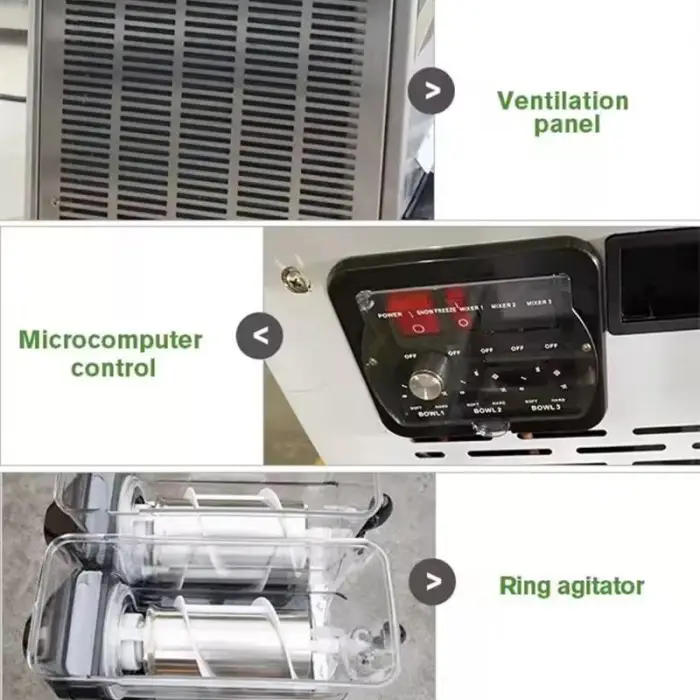 Factory Price Commercial Beverage Smoothie Machine 2 Tanks Slushy Maker Machine Frozen Drink Ice Slush Machine — image 6