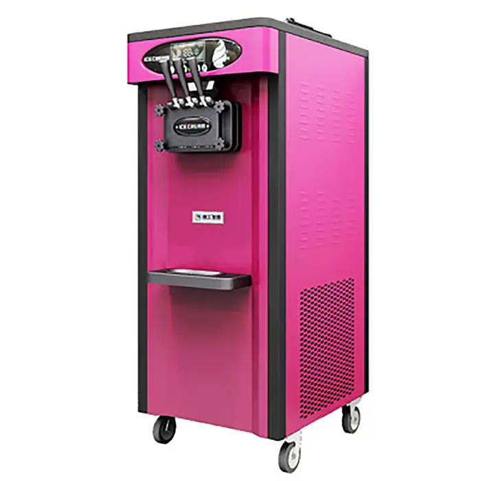 Professional Commercial Stainless Steel Soft Ice Cream Maker Machine — image 2