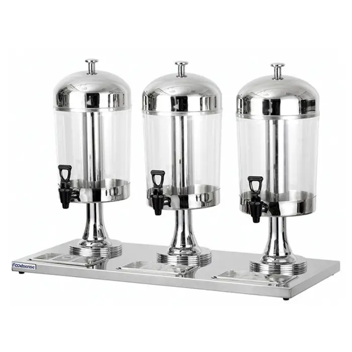 China Professional 12 Months Warranty Stainless Steel 2*8L Cooler Fruit Juice Dispenser — image 7