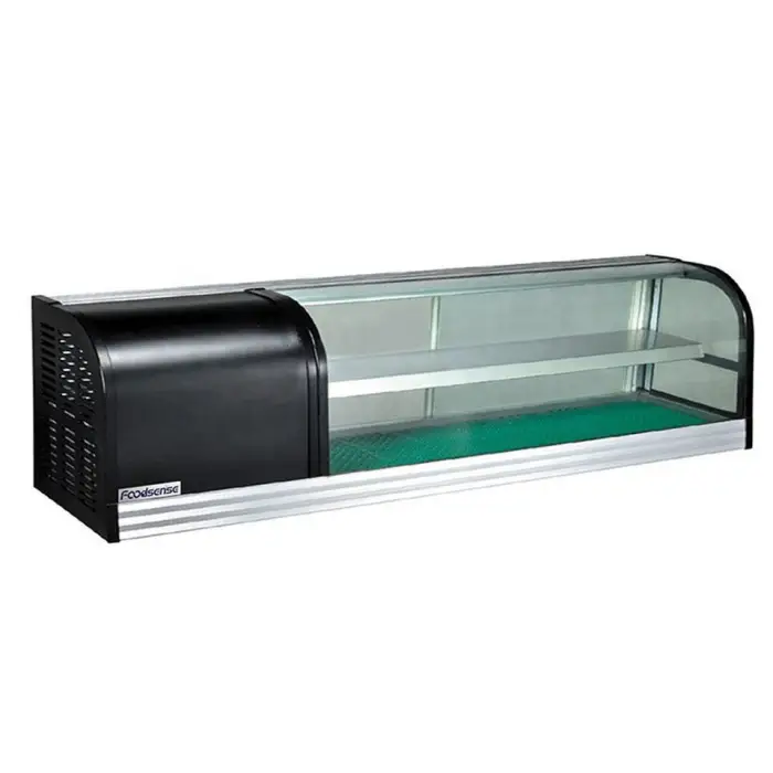 High Quality Commercial Electric Best Counter Top Refrigerated Sushi Display Cooler Showcase — image 3