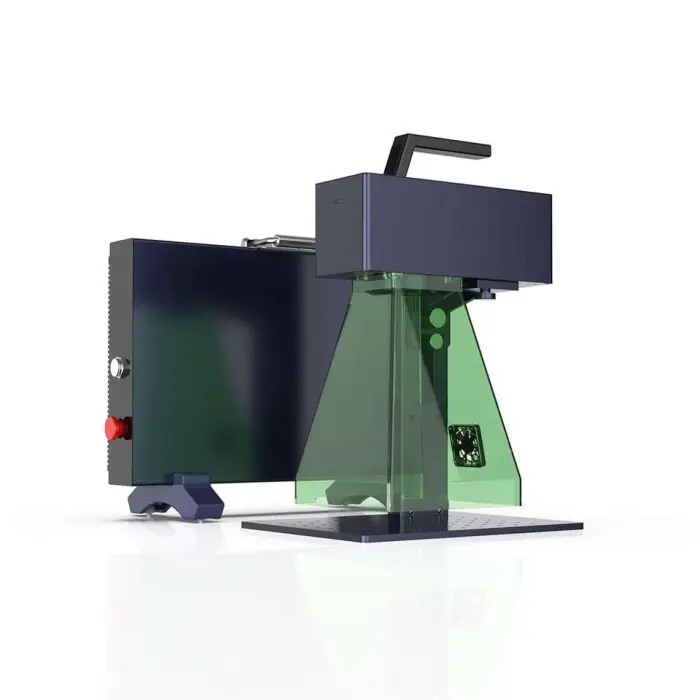 20W 30W Gweike Fiber Laser Marking Machine Light Weight High Precision for Color Printing on Metal Stainless Steel Aluminum — image 2