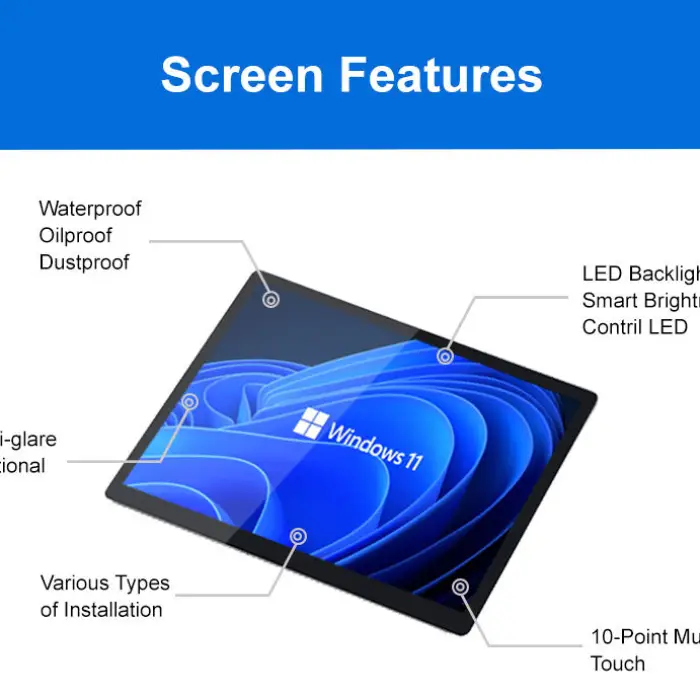 Professional 15.6'' Capacitive Touch Screen POS Terminal High Performance Cash Register Machine Linux/Windows/Android OS Wi-Fi 6 — image 3
