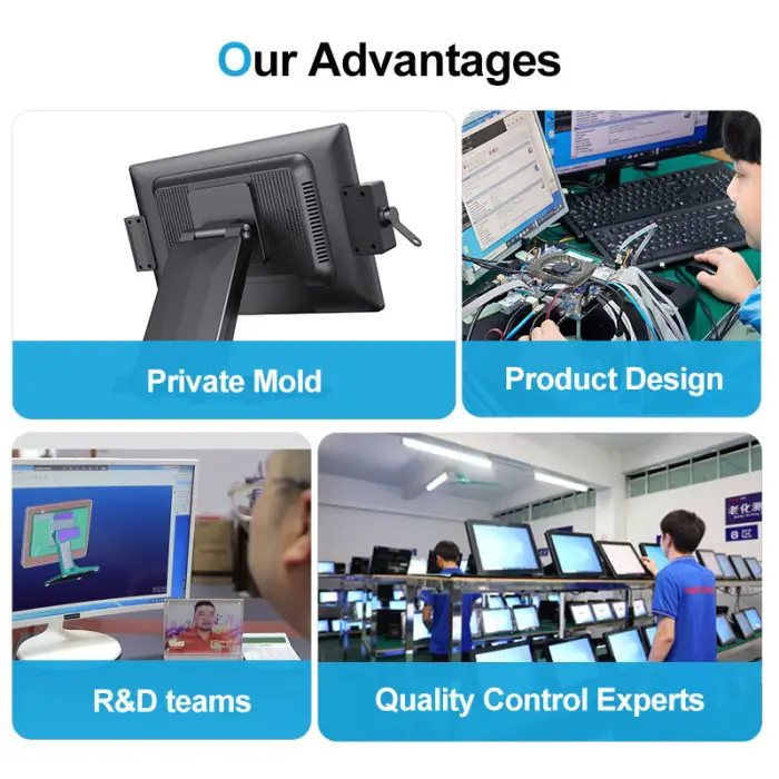 Latest OEM ODM Wholesale New POS System ST8500 15.6inch Modular Dual-screen POS Hardware Windows 10/11 Ultra Slim Design 3-Year — image 7